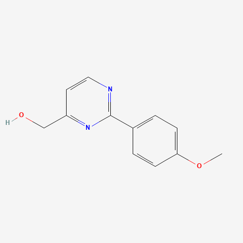 1342985-65-2 [2-(4-methoxyphenyl)pyrimidin-4-yl]methanol chemical structure
