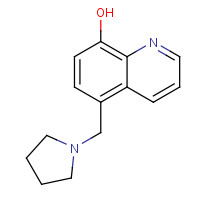 41455-82-7 5-(pyrrolidin-1-ylmethyl)quinolin-8-ol chemical structure