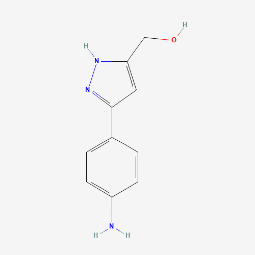 1257858-93-7 [3-(4-aminophenyl)-1H-pyrazol-5-yl]methanol chemical structure