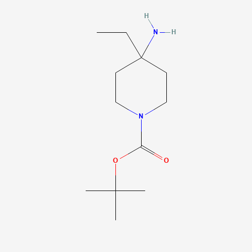 741687-07-0 tert-butyl 4-amino-4-ethylpiperidine-1-carboxylate chemical structure