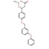 1202575-30-1 3-ethoxy-3-[4-[(3-phenoxyphenyl)methoxy]phenyl]propanoic acid chemical structure