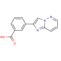 1149381-74-7 3-imidazo[1,2-b]pyridazin-2-ylbenzoic acid chemical structure