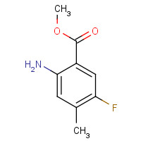 929214-84-6 methyl 2-amino-5-fluoro-4-methylbenzoate chemical structure
