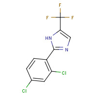 33512-98-0 2-(2,4-dichlorophenyl)-5-(trifluoromethyl)-1H-imidazole chemical structure