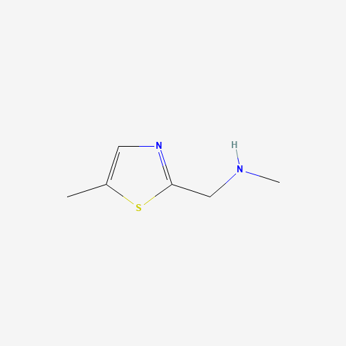 921145-14-4 N-methyl-1-(5-methyl-1,3-thiazol-2-yl)methanamine chemical structure