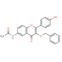 1187016-50-7 N-[2-(4-hydroxyphenyl)-4-oxo-3-phenylmethoxychromen-6-yl]acetamide chemical structure