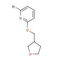 478366-29-9 2-bromo-6-(oxolan-3-ylmethoxy)pyridine chemical structure