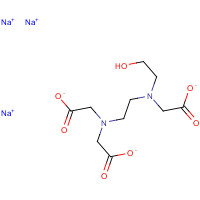 139-89-9 trisodium;2-[2-[bis(carboxylatomethyl)amino]ethyl-(2-hydroxyethyl)amino]acetate chemical structure