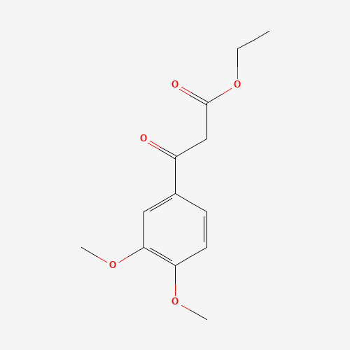 4687-37-0 ethyl 3-(3,4-dimethoxyphenyl)-3-oxopropanoate chemical structure