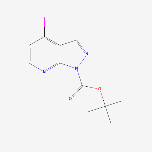 945599-35-9 tert-butyl 4-iodopyrazolo[3,4-b]pyridine-1-carboxylate chemical structure