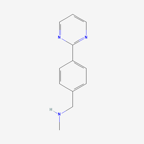 886851-48-5 N-methyl-1-(4-pyrimidin-2-ylphenyl)methanamine chemical structure