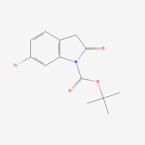 1190861-45-0 tert-butyl 6-bromo-2-oxo-3H-indole-1-carboxylate chemical structure