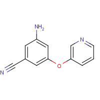 565204-45-7 3-amino-5-pyridin-3-yloxybenzonitrile chemical structure