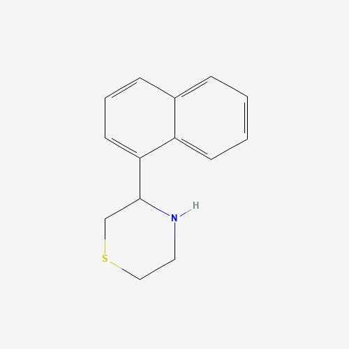 914349-66-9 3-naphthalen-1-ylthiomorpholine chemical structure