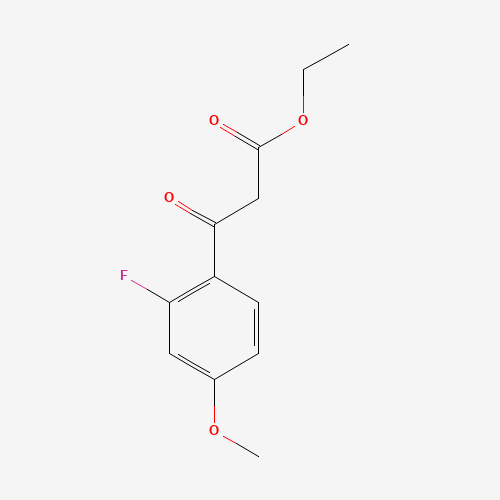 188182-79-8 ethyl 3-(2-fluoro-4-methoxyphenyl)-3-oxopropanoate chemical structure
