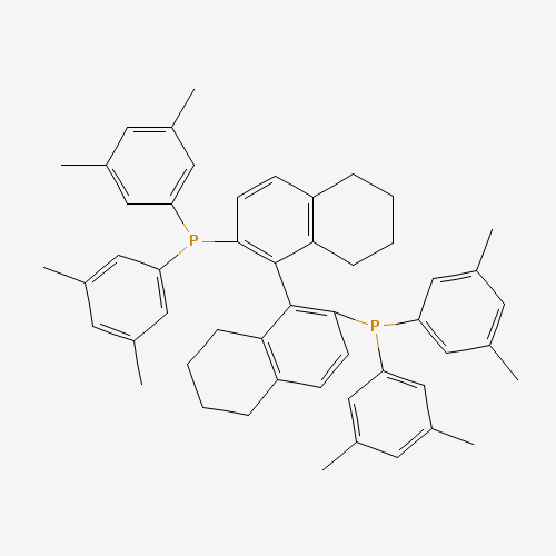 190003-83-9 [1-[2-bis(3,5-dimethylphenyl)phosphanyl-5,6,7,8-tetrahydronaphthalen-1-yl]-5,6,7,8-tetrahydronaphthalen-2-yl]-bis(3,5-dimethylphenyl)phosphane chemical structure