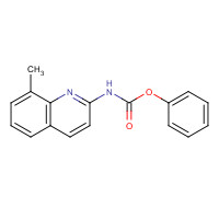 1432034-23-5 phenyl N-(8-methylquinolin-2-yl)carbamate chemical structure