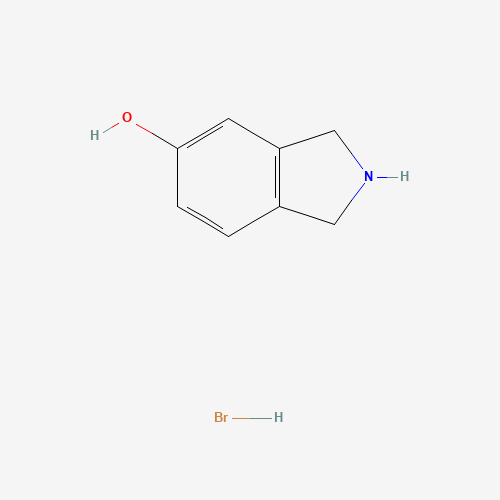105358-58-5 2,3-dihydro-1H-isoindol-5-ol;hydrobromide chemical structure