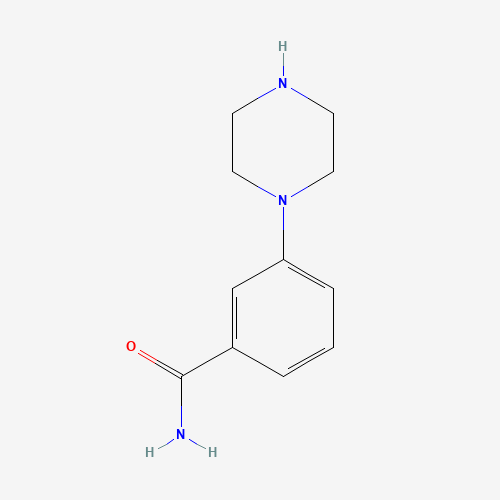 127201-39-2 3-piperazin-1-ylbenzamide chemical structure