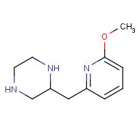1361225-19-5 2-[(6-methoxypyridin-2-yl)methyl]piperazine chemical structure