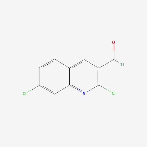 73568-33-9 2,7-dichloroquinoline-3-carbaldehyde chemical structure