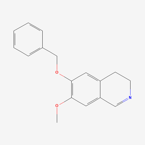 68360-22-5 7-methoxy-6-phenylmethoxy-3,4-dihydroisoquinoline chemical structure