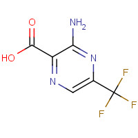 16014-65-6 3-amino-5-(trifluoromethyl)pyrazine-2-carboxylic acid chemical structure