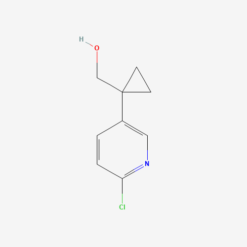 858036-16-5 [1-(6-chloropyridin-3-yl)cyclopropyl]methanol chemical structure