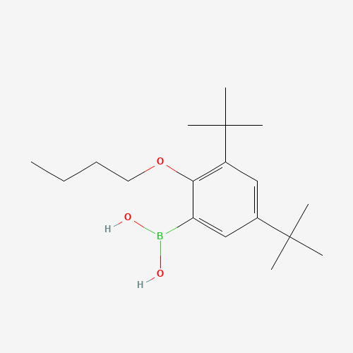 245435-12-5 (2-butoxy-3,5-ditert-butylphenyl)boronic acid chemical structure
