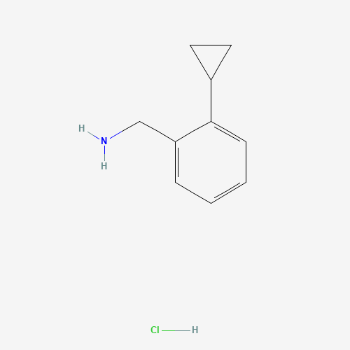 118184-64-8 (2-cyclopropylphenyl)methanamine;hydrochloride chemical structure