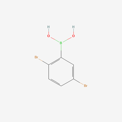 1008106-93-1 (2,5-dibromophenyl)boronic acid chemical structure