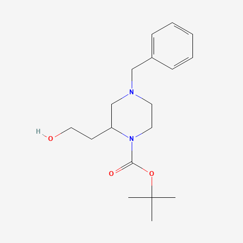 517866-78-3 tert-butyl 4-benzyl-2-(2-hydroxyethyl)piperazine-1-carboxylate chemical structure