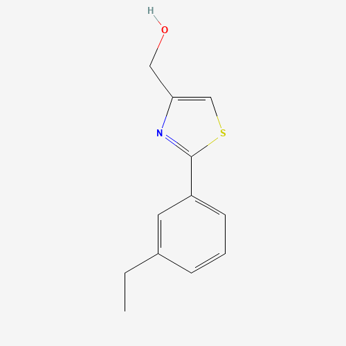 885280-47-7 [2-(3-ethylphenyl)-1,3-thiazol-4-yl]methanol chemical structure