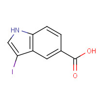 1308644-52-1 3-iodo-1H-indole-5-carboxylic acid chemical structure