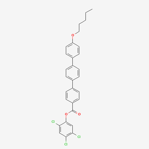 158937-65-6 (2,4,5-trichlorophenyl) 4-[4-(4-pentoxyphenyl)phenyl]benzoate chemical structure