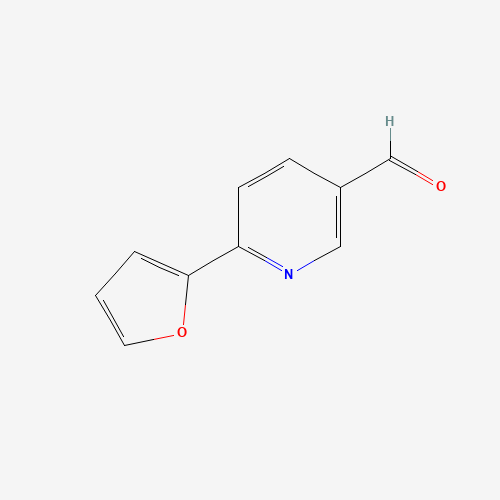 886851-42-9 6-(furan-2-yl)pyridine-3-carbaldehyde chemical structure