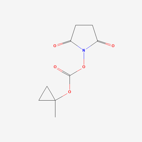 845259-67-8 (2,5-dioxopyrrolidin-1-yl) (1-methylcyclopropyl) carbonate chemical structure