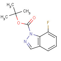 1305320-59-5 tert-butyl 7-fluoroindazole-1-carboxylate chemical structure