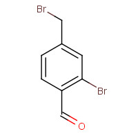 345953-43-7 2-bromo-4-(bromomethyl)benzaldehyde chemical structure