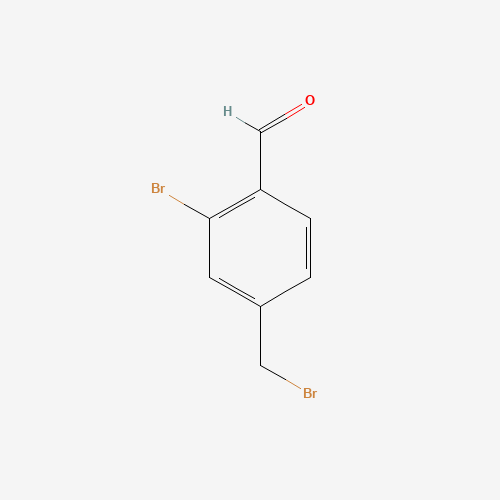 345953-43-7 2-bromo-4-(bromomethyl)benzaldehyde chemical structure