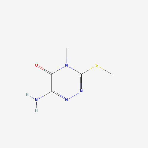 89730-72-3 6-amino-4-methyl-3-methylsulfanyl-1,2,4-triazin-5-one chemical structure