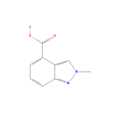 1071433-06-1 2-methylindazole-4-carboxylic acid chemical structure