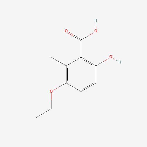 1616290-13-1 3-ethoxy-6-hydroxy-2-methylbenzoic acid chemical structure
