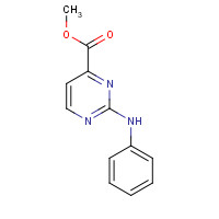1360802-77-2 methyl 2-anilinopyrimidine-4-carboxylate chemical structure