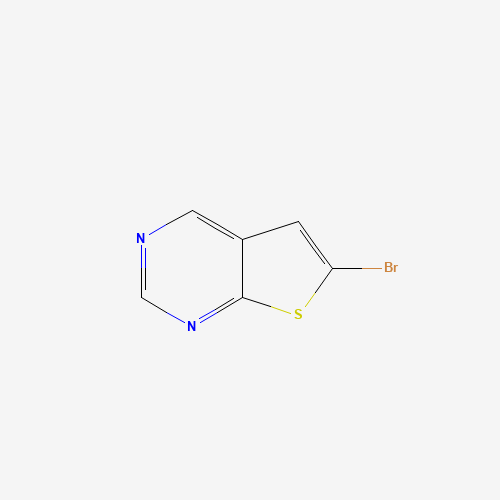 60703-80-2 6-bromothieno[2,3-d]pyrimidine chemical structure