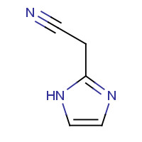 23184-45-4 2-(1H-imidazol-2-yl)acetonitrile chemical structure
