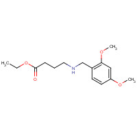 1356353-65-5 ethyl 4-[(2,4-dimethoxyphenyl)methylamino]butanoate chemical structure