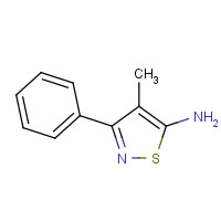 91818-68-7 4-methyl-3-phenyl-1,2-thiazol-5-amine chemical structure