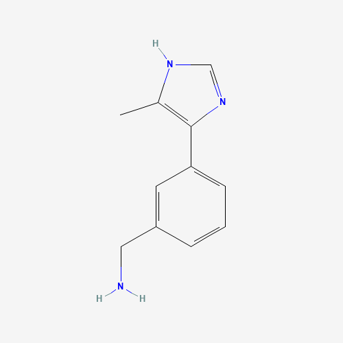 75815-21-3 [3-(5-methyl-1H-imidazol-4-yl)phenyl]methanamine chemical structure