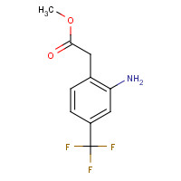 13544-08-6 methyl 2-[2-amino-4-(trifluoromethyl)phenyl]acetate chemical structure